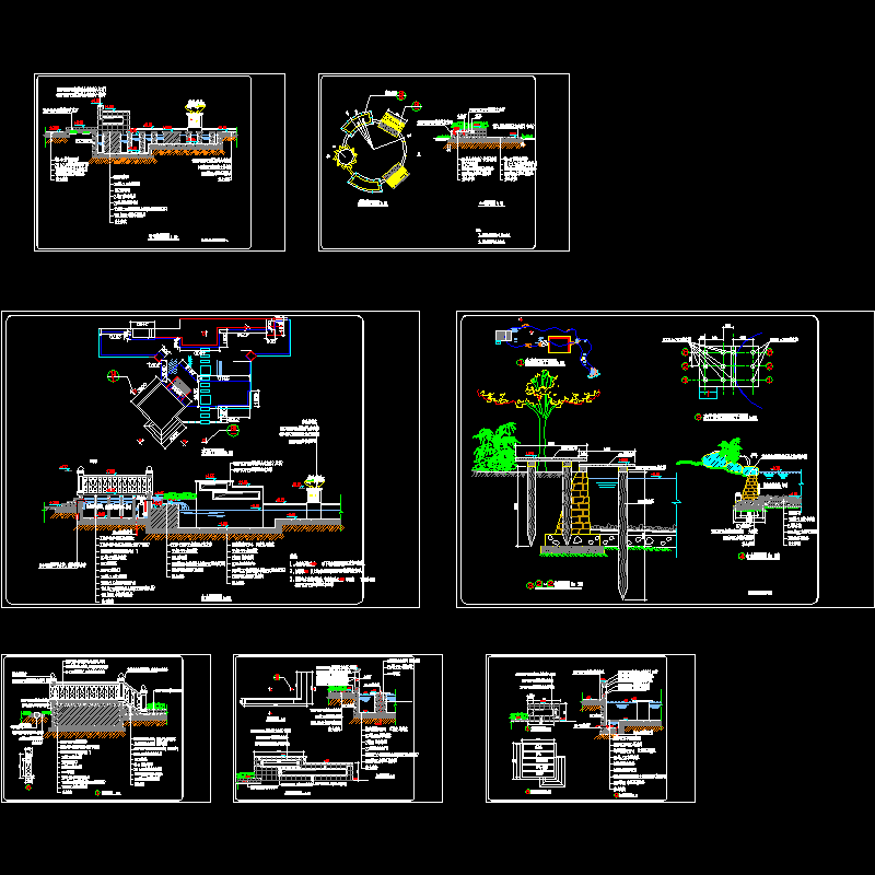 庭院水景施工图 - 1