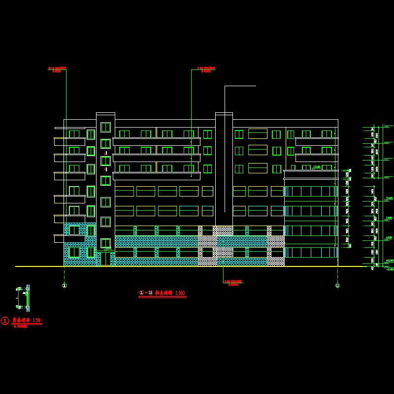 1-11轴立面图.dwg