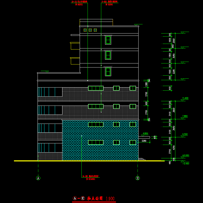 a-e轴立面图.dwg