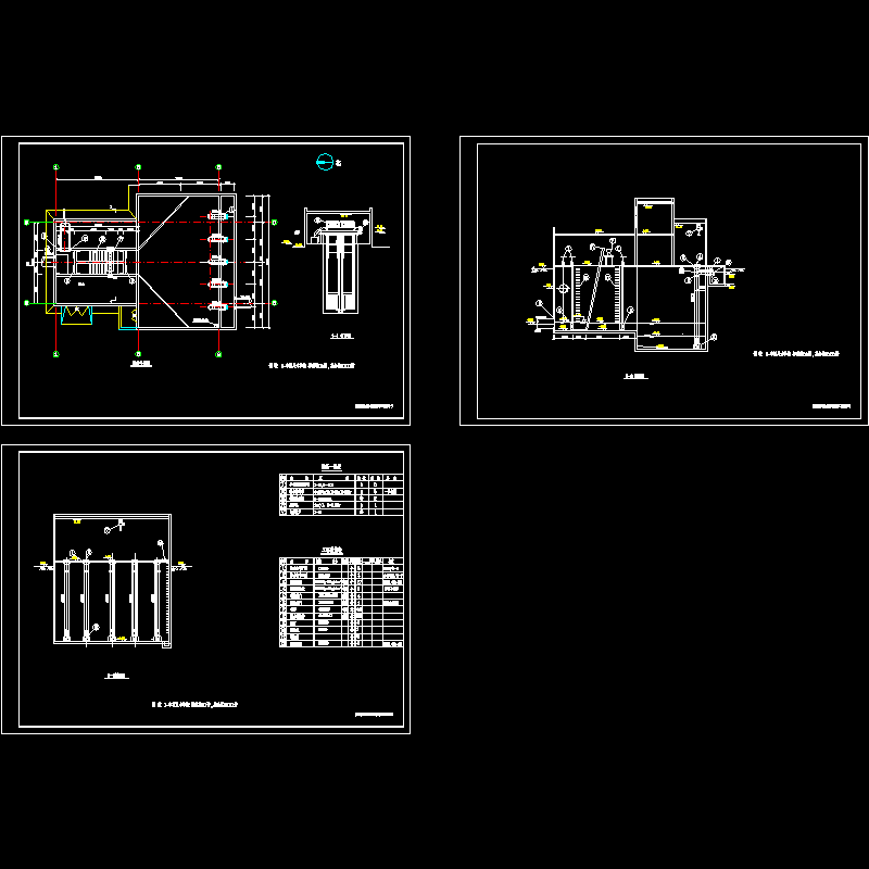 粗格栅及提升泵站施工图.dwg