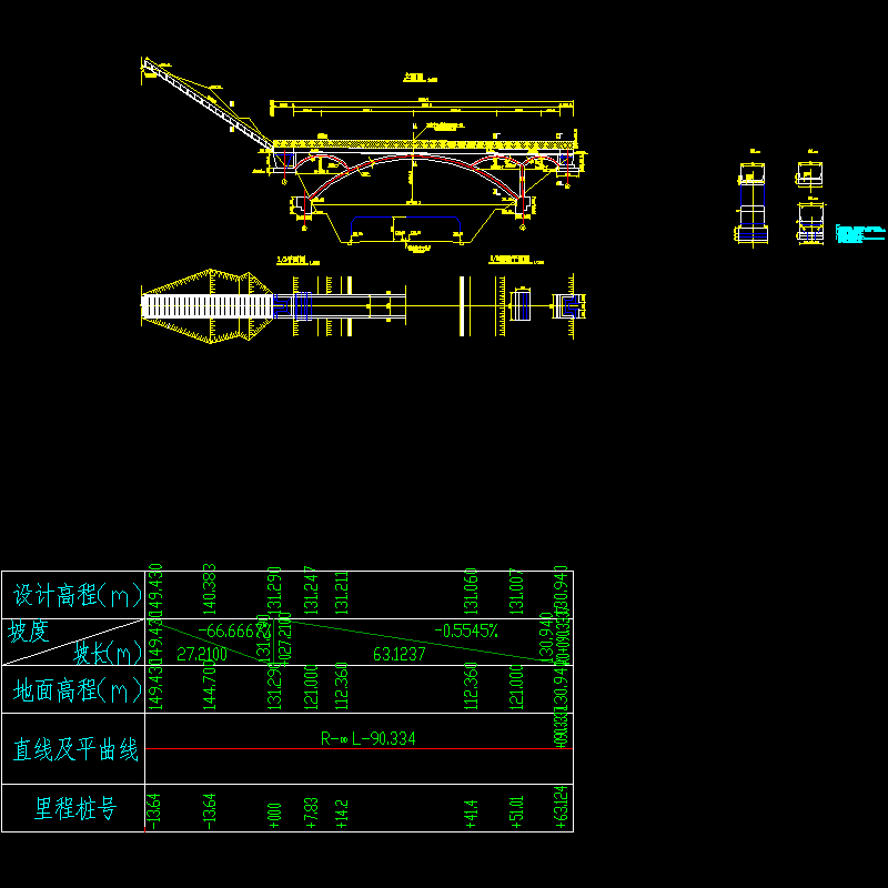 003桥型布置图.dwg