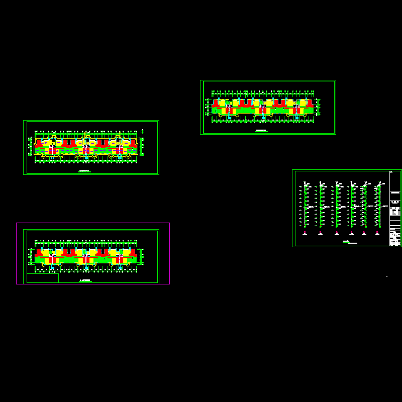 11层小区16#楼地暖设计CAD施工图纸(dwg)