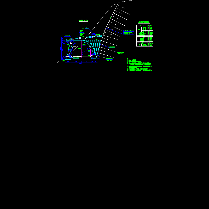 033---棚洞结构横断面设计图.dwg