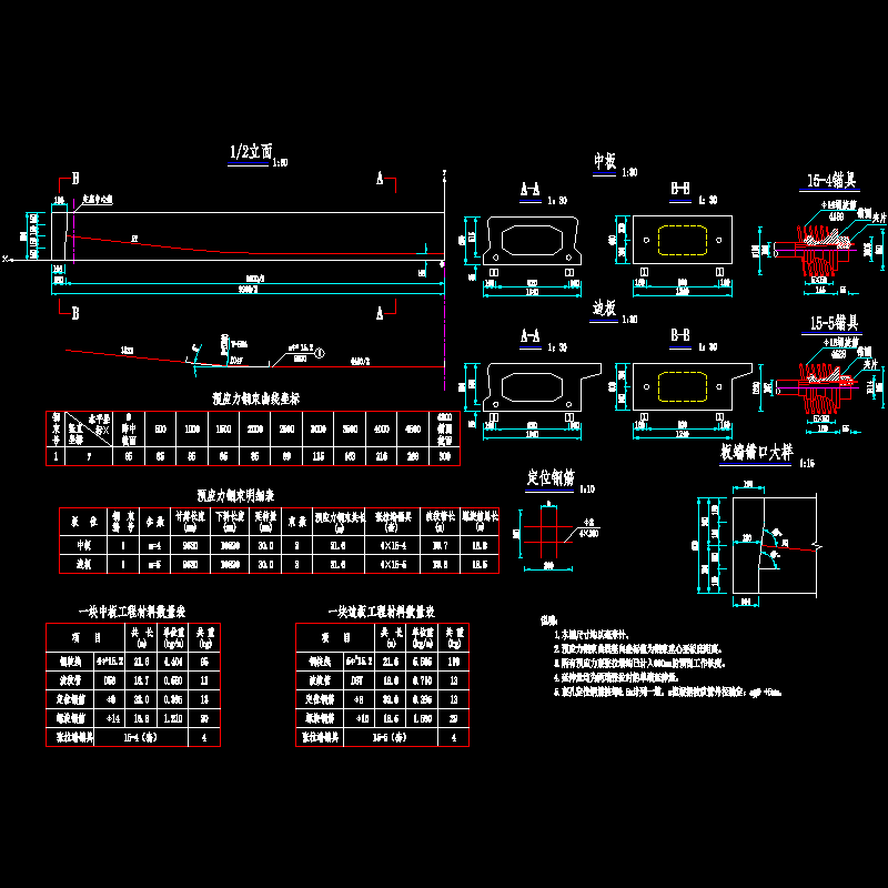 13预应力钢束构造图.dwg