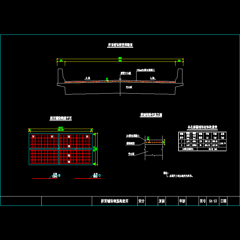 s4-10桥面铺装钢筋构造图.dwg