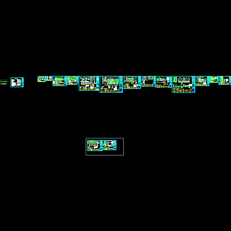 道路绿化CAD施工图（总共16页图纸）.dwg