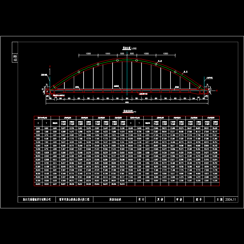 13、拱肋坐标预拱度.dwg