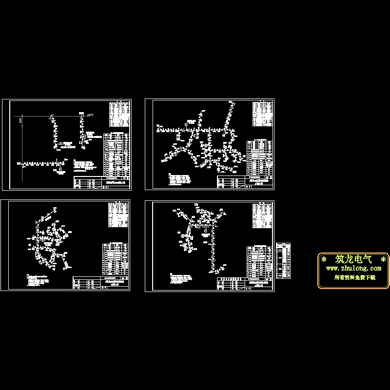 天湖村线路工程竣工图.dwg