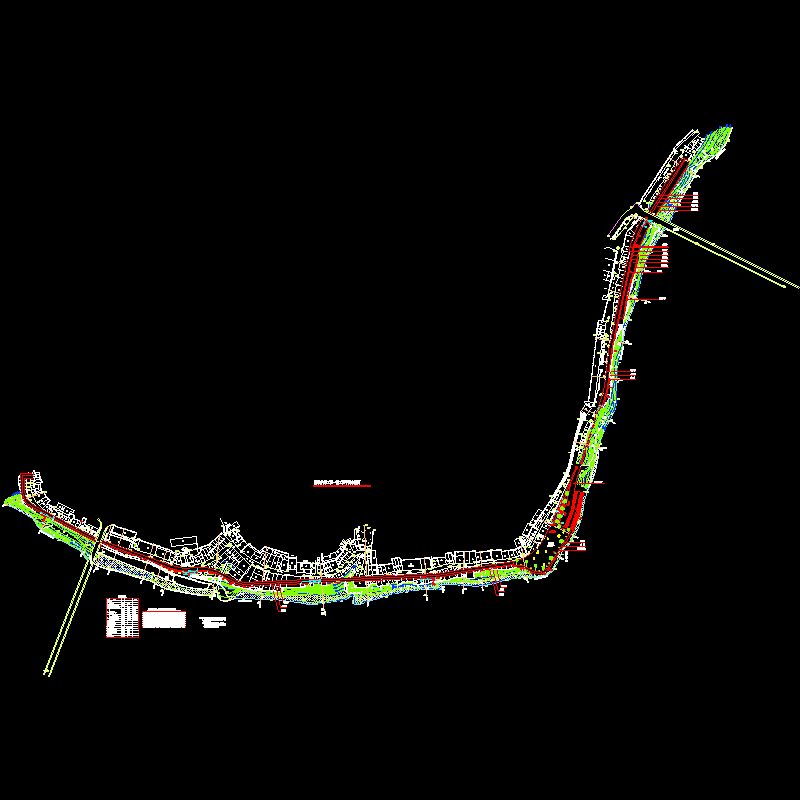 平昌县防洪堤平面布置图.dwg