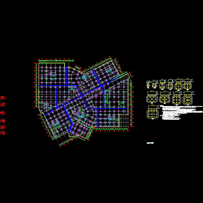 基础桩位平面图.dwg