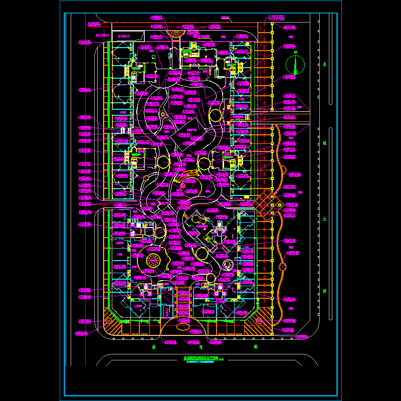 03欣园坐标定位平面.dwg