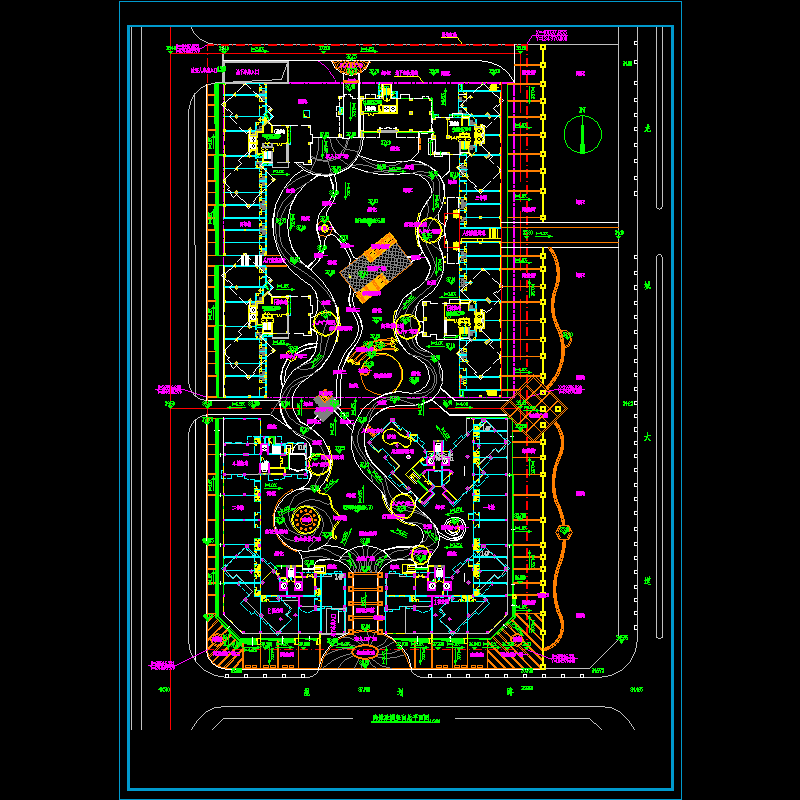 04尚景欣园竖向平面.dwg