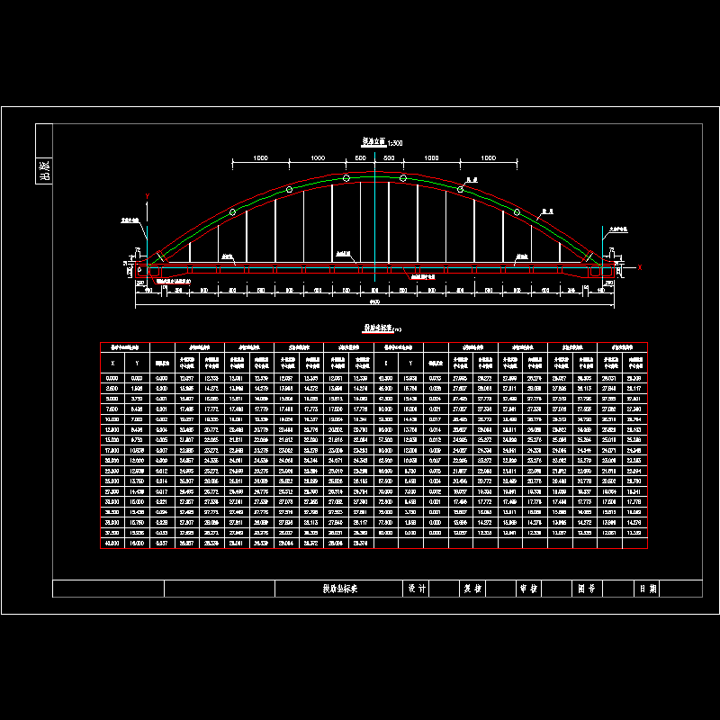 13、拱肋坐标预拱度.dwg