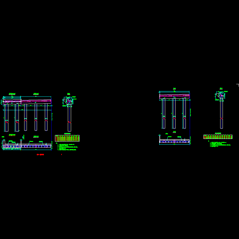 09-桥台一般构造图（新左）.dwg