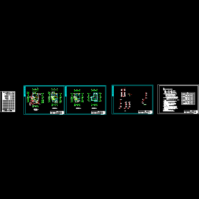 [CAD]别墅群3层别墅给排水大样图（F-2户型）.dwg