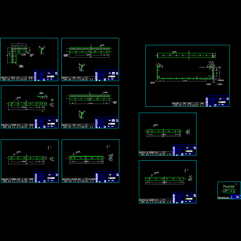 巴电施-金结-门叶总图零件.dwg