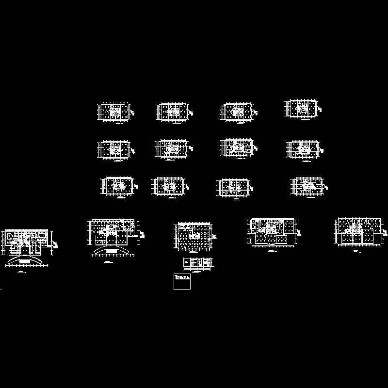 15层开发区办公楼自动报警系统竣工CAD图纸(dwg)