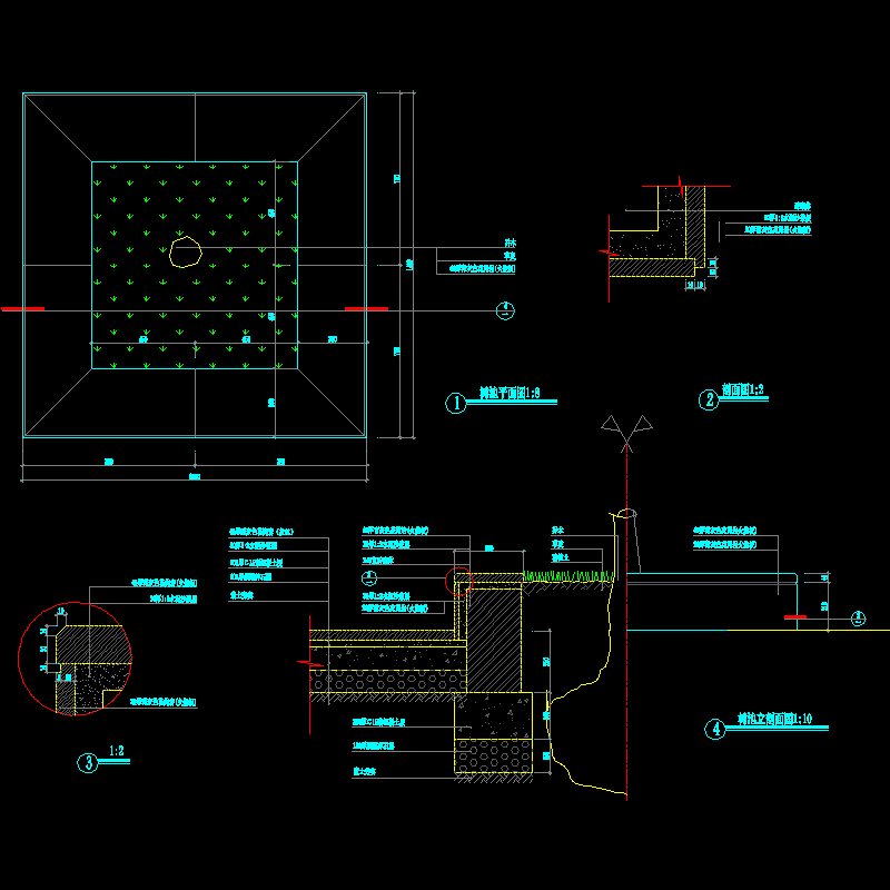 树池节点大样详图 - 1
