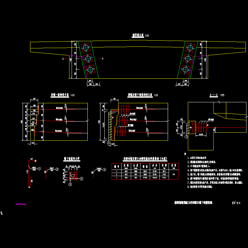 04箱梁梁端预应力束封锚钢筋构造.dwg