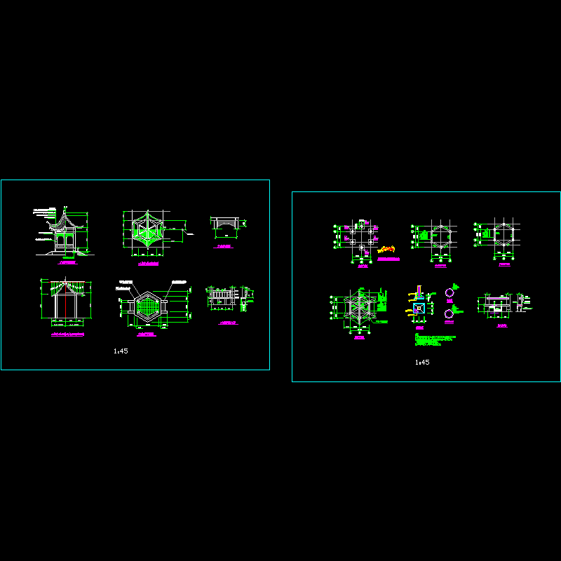 s-yj-03六角亭详图.dwg