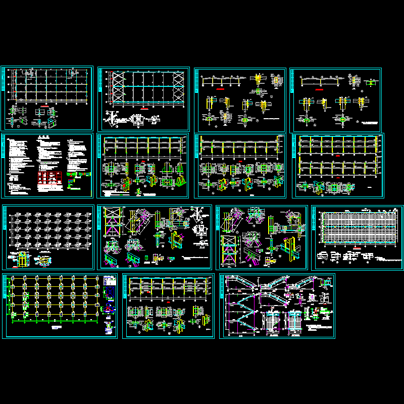 钢结构基础设计图纸 - 1