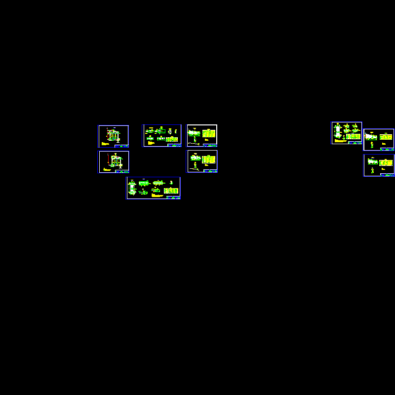 断面图、钢轨连梁、端墙、锚杆.dwg