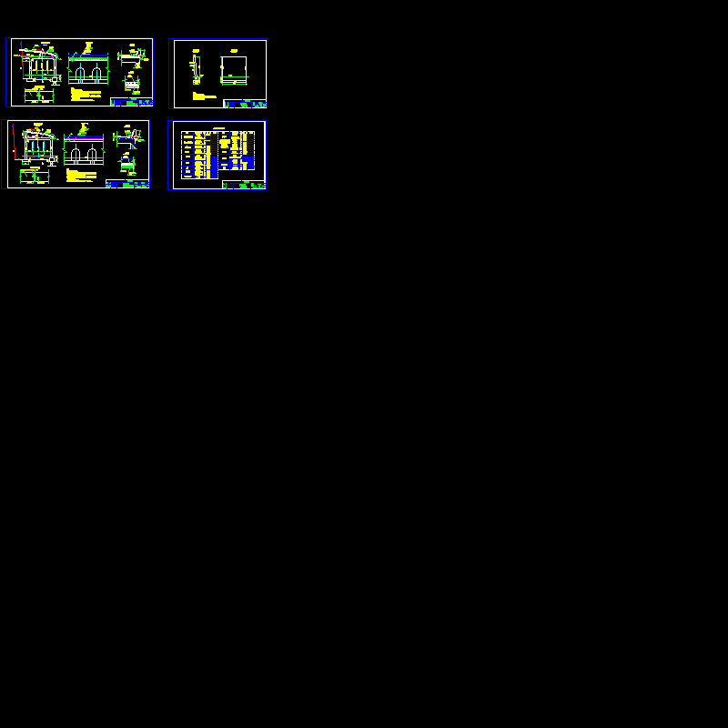 棚洞防水图、护坡、工程数量表.dwg