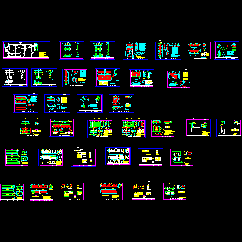 简支梁桥全套CAD施工图纸（18,20,18m）.dwg