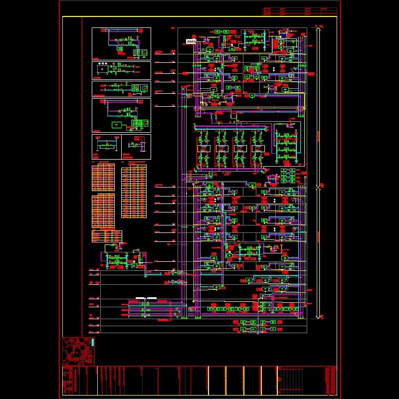 [CAD]办公楼冷冻水系统图纸.dwg