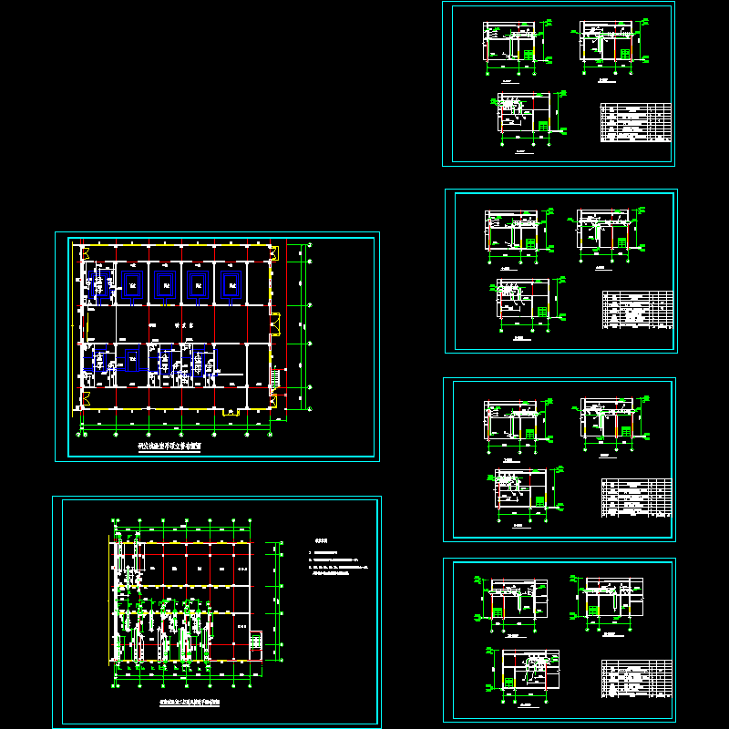 研发试验室通风设计CAD施工图纸.dwg