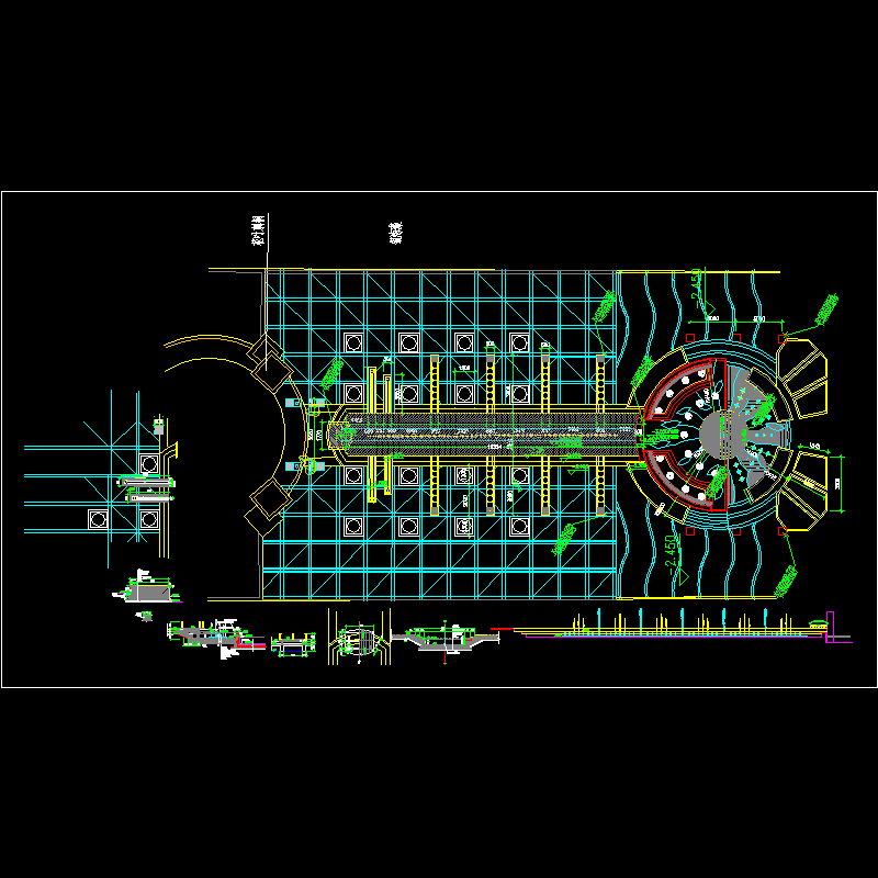 喷泉水池节点详图 - 1