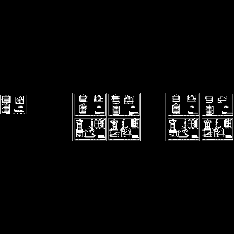 拱座基础循环冷却水管布置图[1].dwg