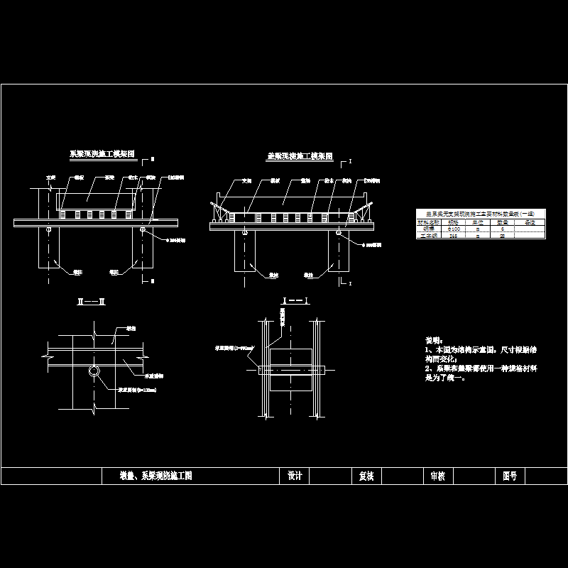 盖梁施工模加图.dwg