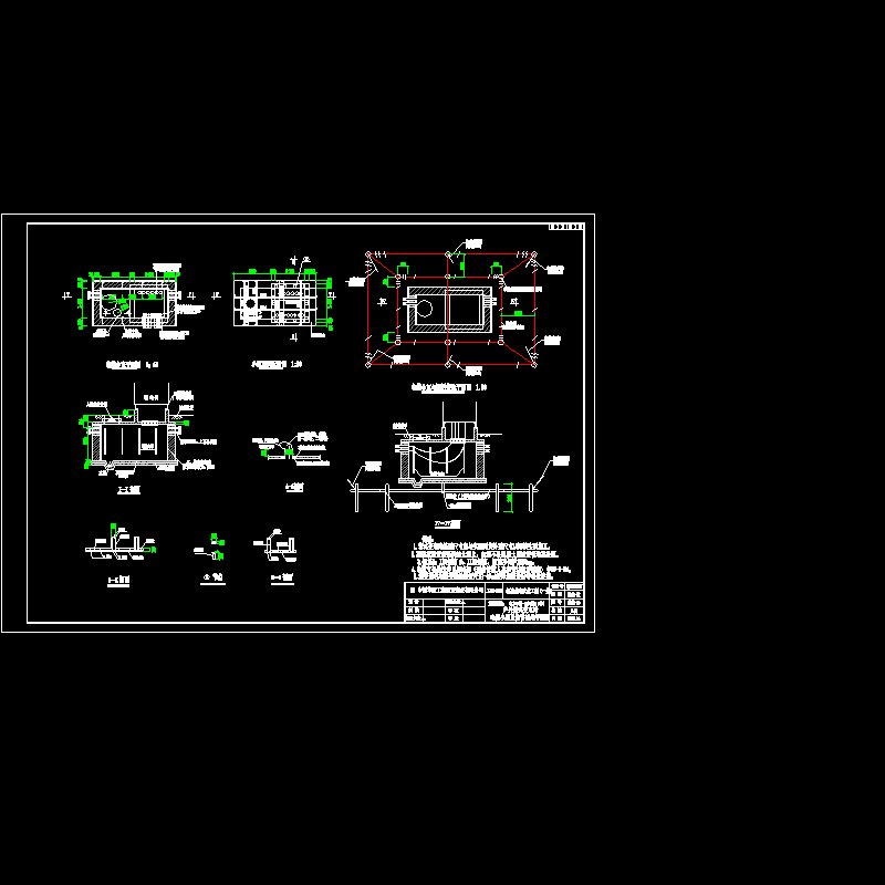 电缆小室及防雷接地平面图.dwg