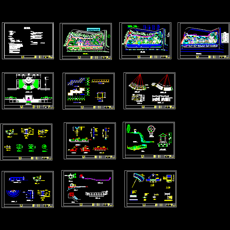 小区CAD施工图纸套图纸（设计说明）.dwg