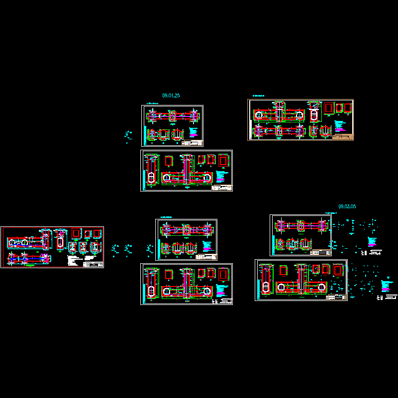 11-12-某施工竖井平、纵、横断面图.dwg