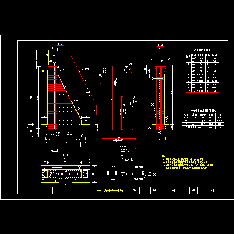 k40+750天桥4号桥台台身钢筋构造.dwg