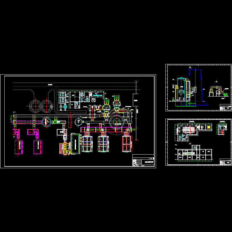 脱硫工艺设计CAD图纸（5万吨以下）.dwg