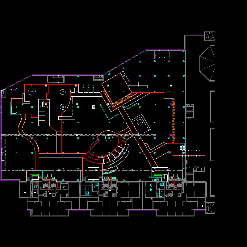 屋顶花园成套CAD施工图（总共7页图纸）.dwg