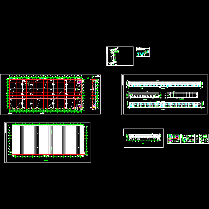 厂房办公区建筑施工CAD图纸.dwg