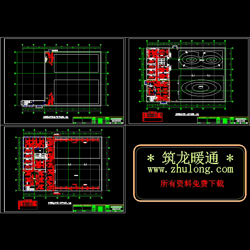 游泳馆设计平面图 - 1