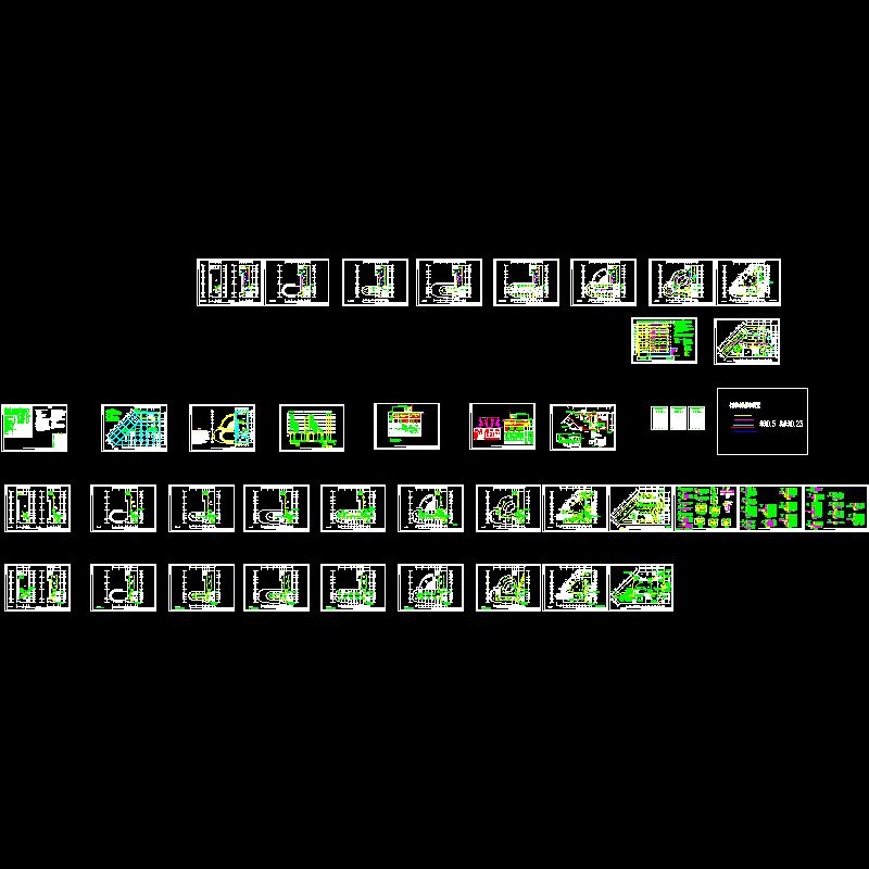 商住用房电气CAD施工图纸(接地体).dwg