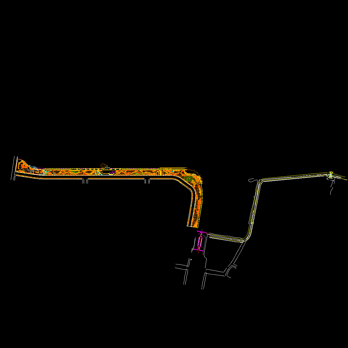 道路绿化设计施工图 - 1