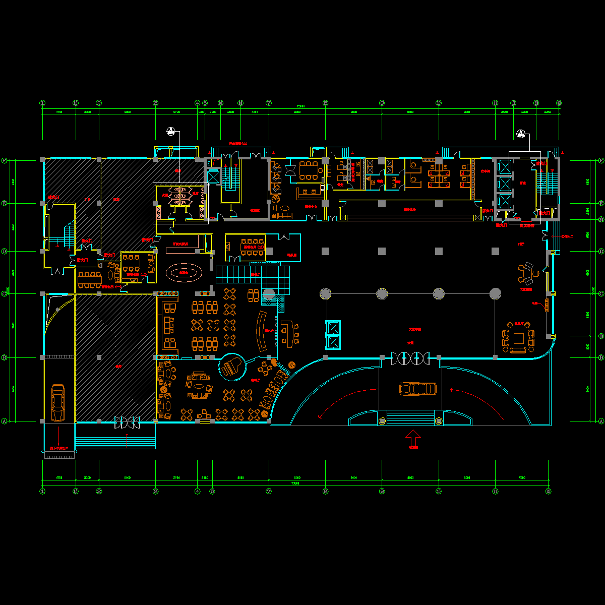 1f大堂平面图.dwg