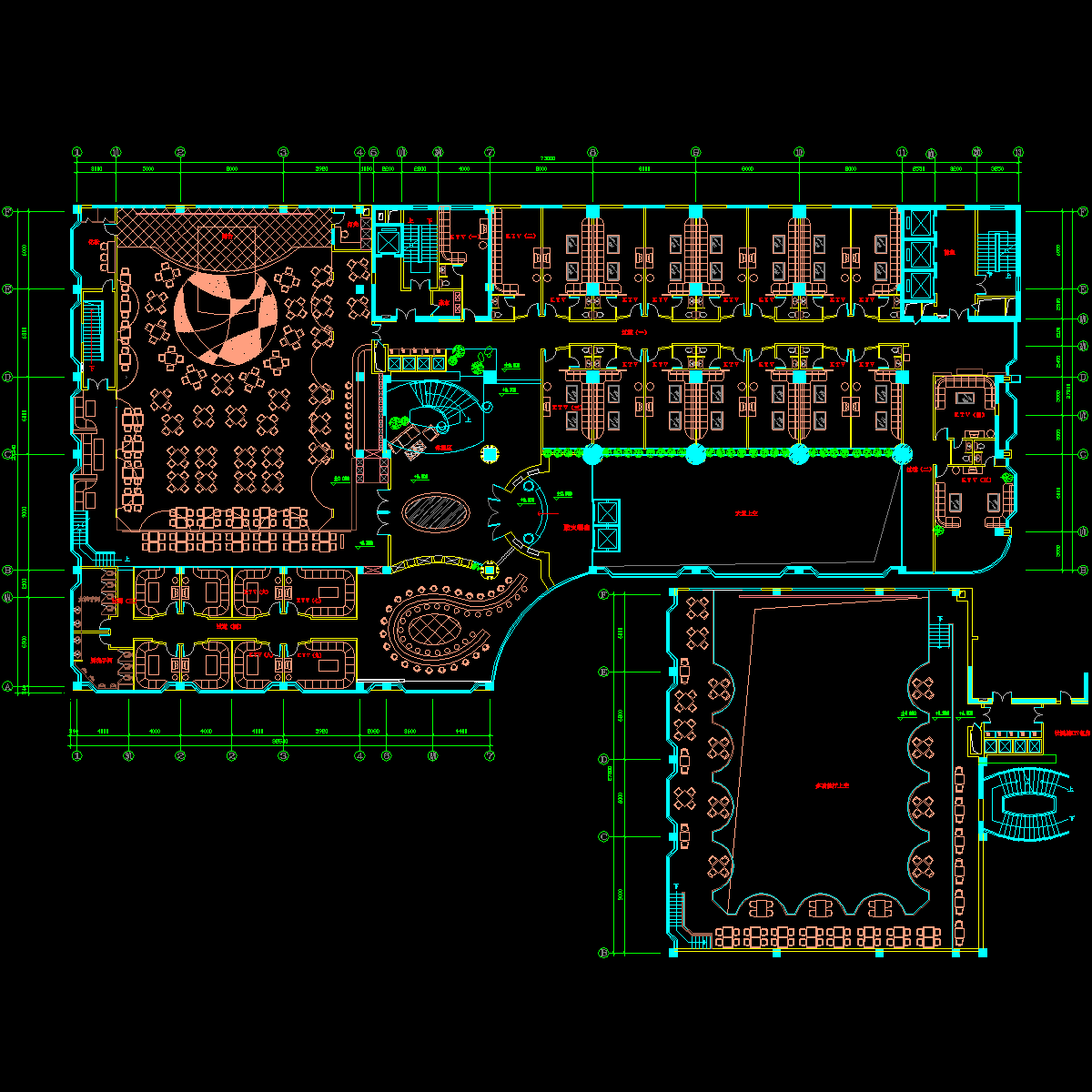 3f歌舞厅平面图.dwg