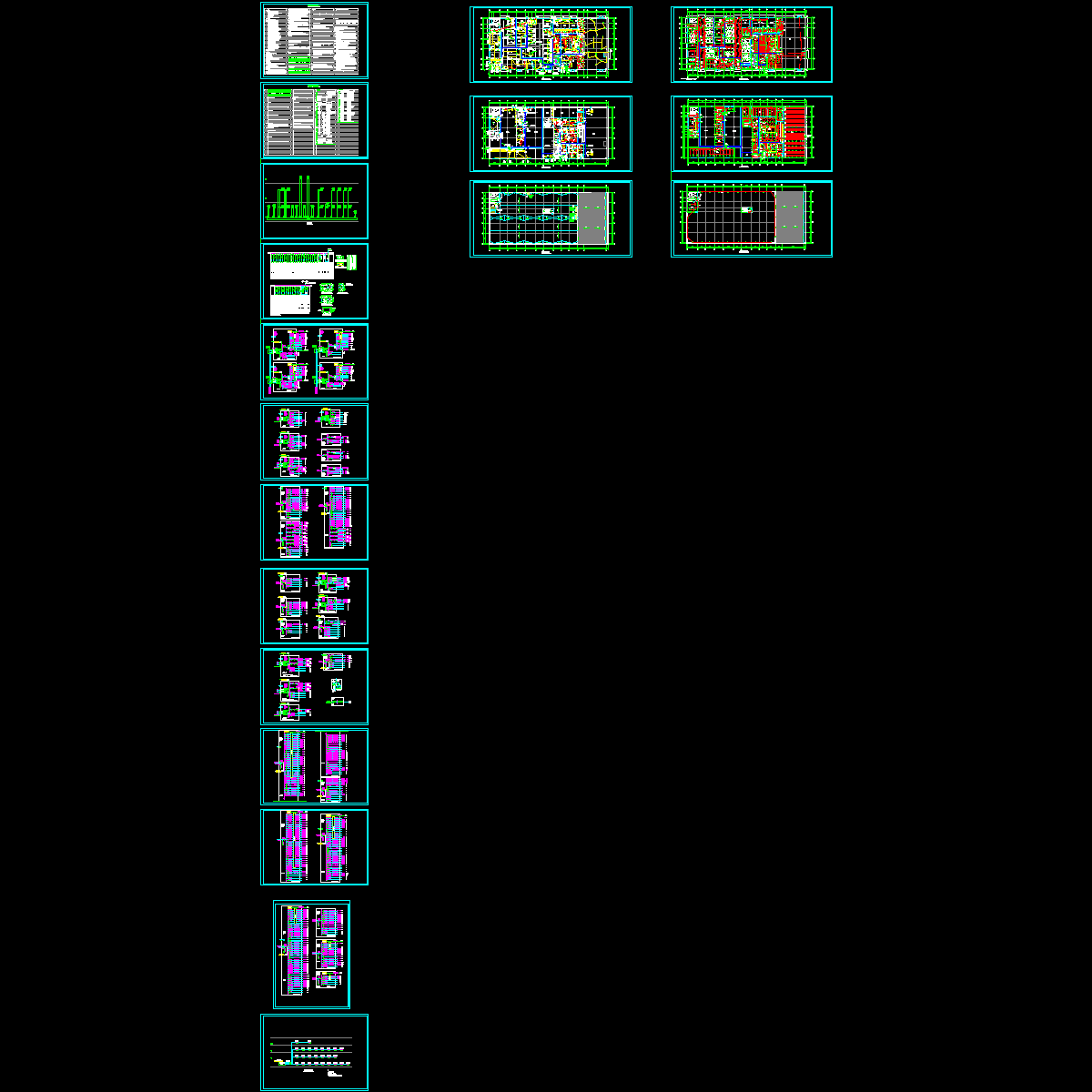 [CAD]4S店电气设计图纸.dwg