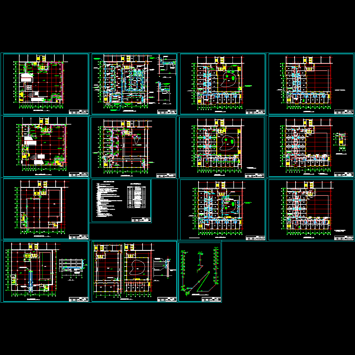 [CAD]国际酒店四季厅空调工程.dwg