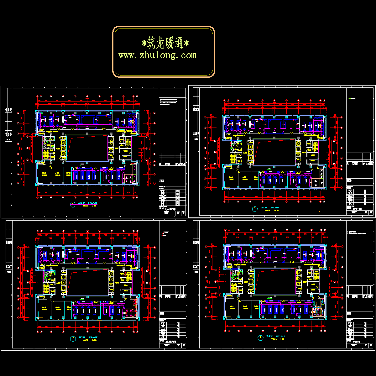 [CAD]检验检疫局通风设计平面图纸.dwg