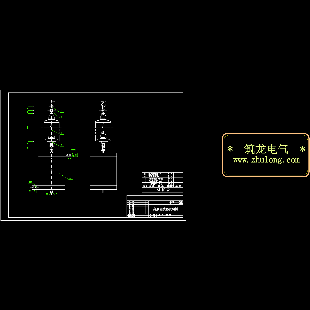 k-27  高频阻波器安装图.dwg