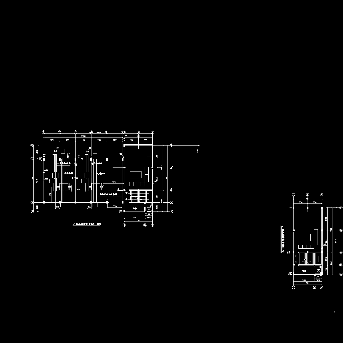 厂房三层建筑平面.dwg